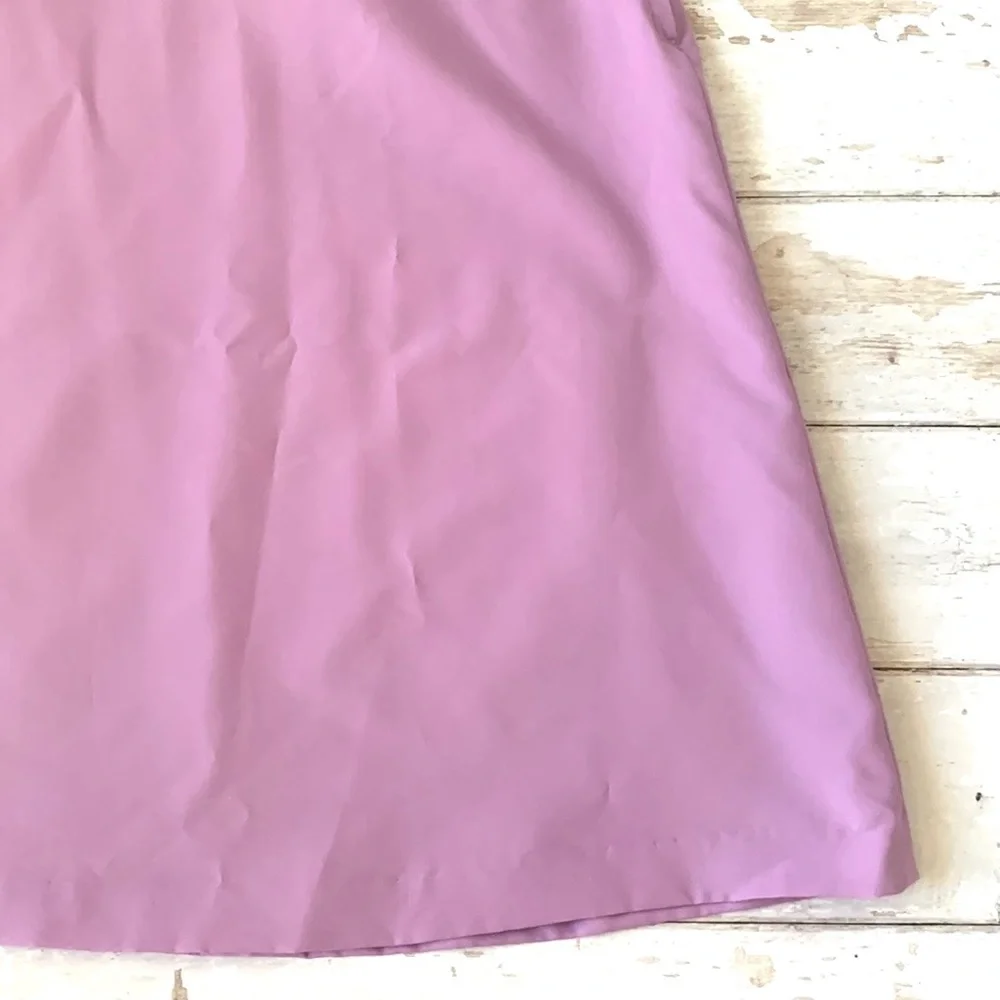 Girls 14/16 Purple Dress Side Zipper Flare Sleeveless Handmade Size 14 16